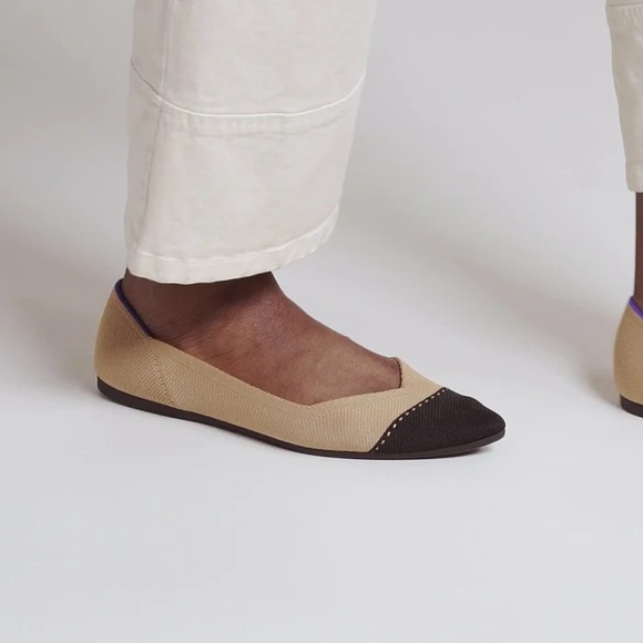 EWC-Rothy’s Camel Captoe “The Point” Flats - Picture 2 of 2